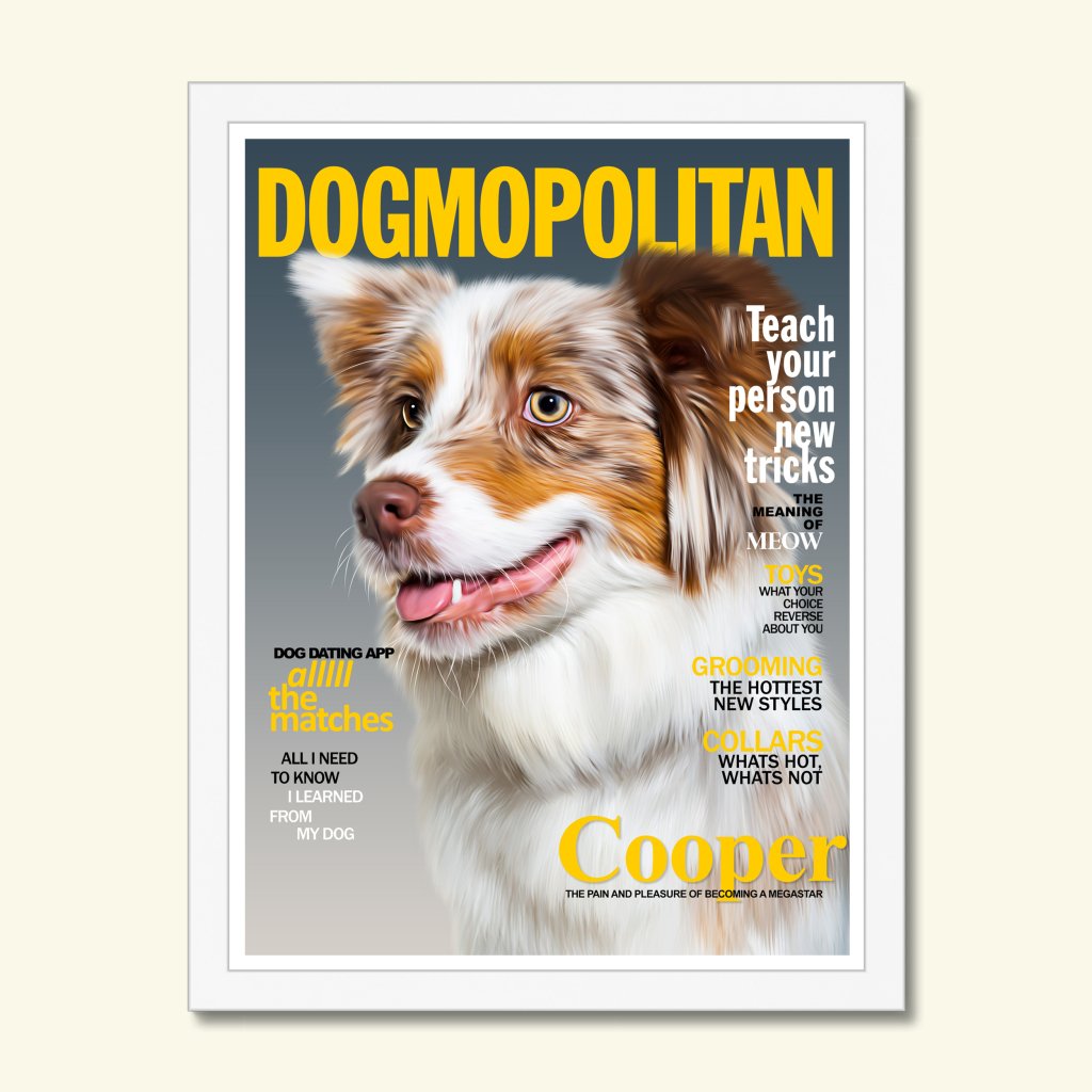 Pet Portraits | Dogmopolitan: Custom Pet Portrait | Paw & Glory