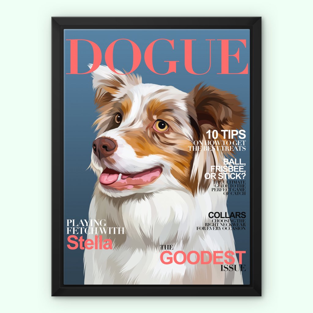 Pet Portraits | Dogue: Custom Pet Canvas | Paw & Glory