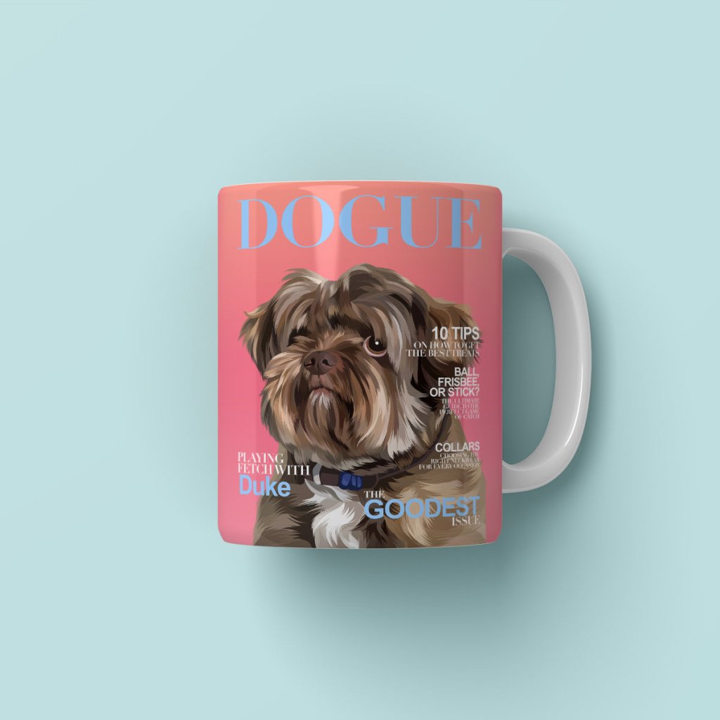 Pet Portraits | Dogue: Custom Pet Coffee Mug | Paw & Glory