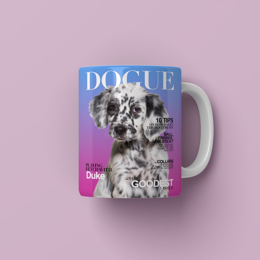 Pet Portraits | Dogue: Custom Pet Coffee Mug | Paw & Glory
