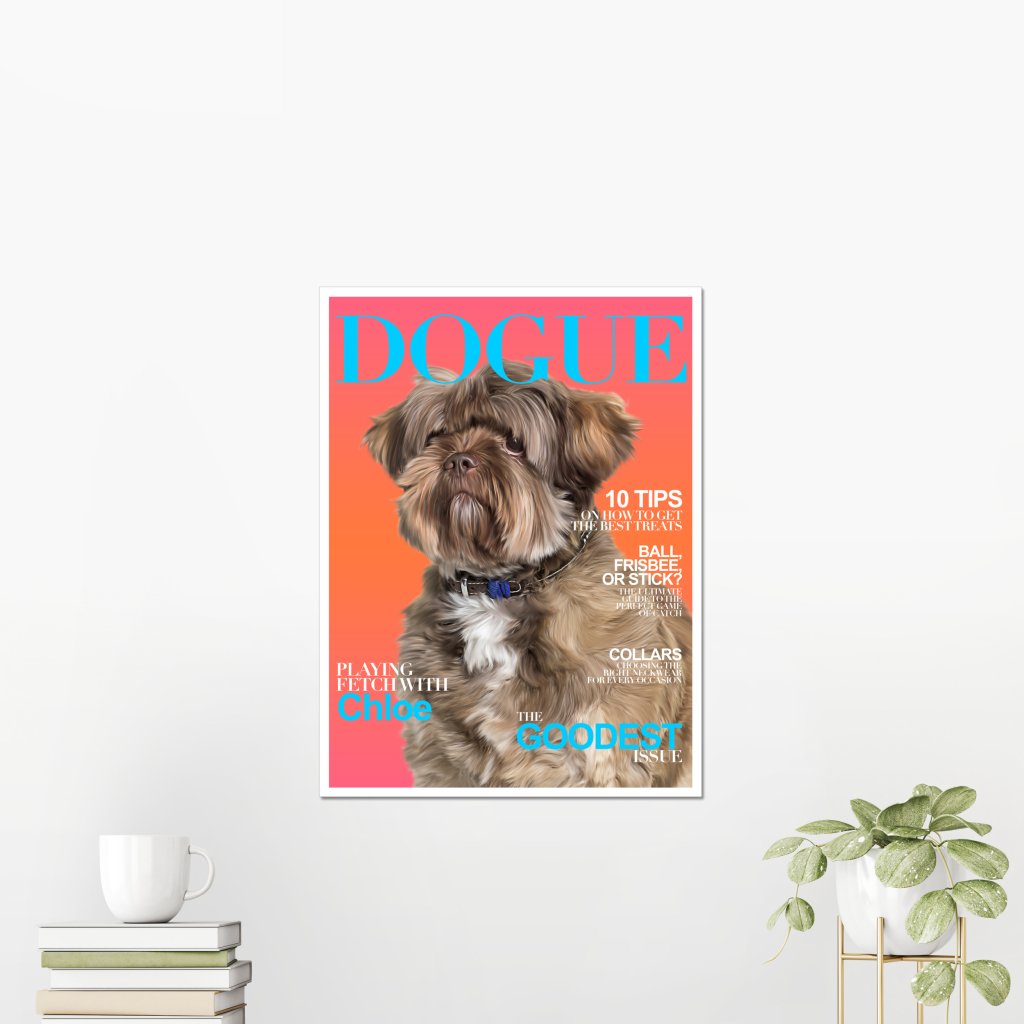 Dogue: Custom Pet Portrait - Paw & Glory - Dog Portraits - Pet Portraits