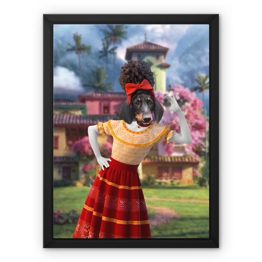 Pet Portraits | Dolores (Encanto Inspired): Custom Pet Canvas | Paw & Glory