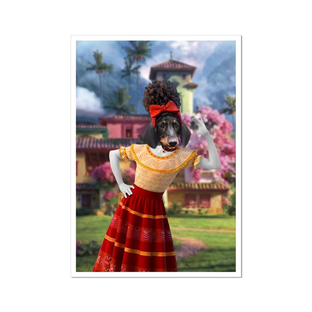 Pet Portraits | Dolores (Encanto Inspired): Custom Pet Portrait | Paw & Glory