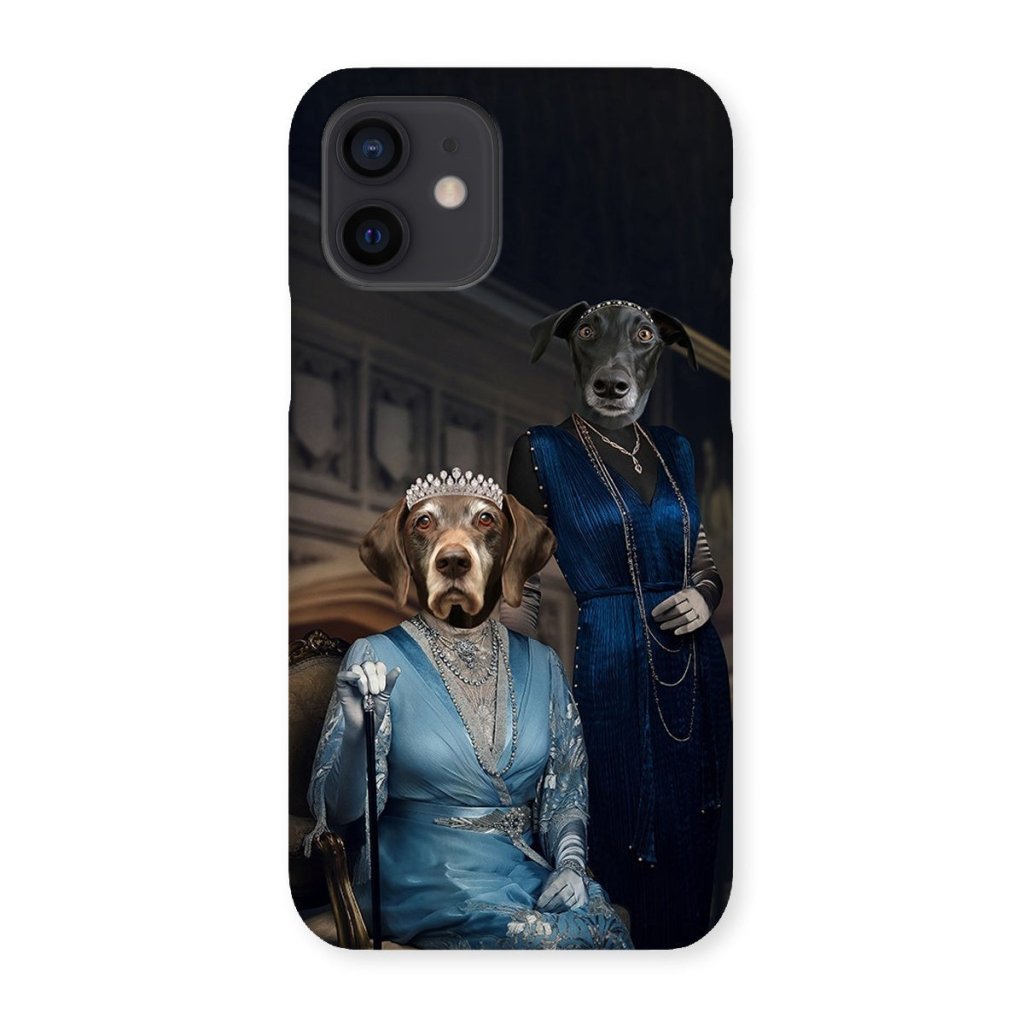 Pet Portraits | Dowager Countess & Lady Mary (Downton Abbey Inspired): Custom Pet Phone Case | Paw & Glory
