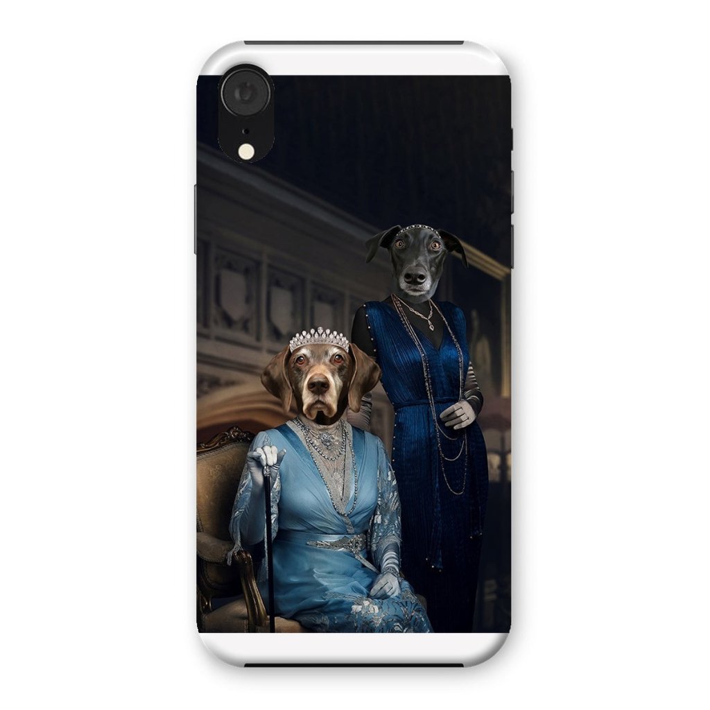 Pet Portraits | Dowager Countess & Lady Mary (Downton Abbey Inspired): Custom Pet Phone Case | Paw & Glory