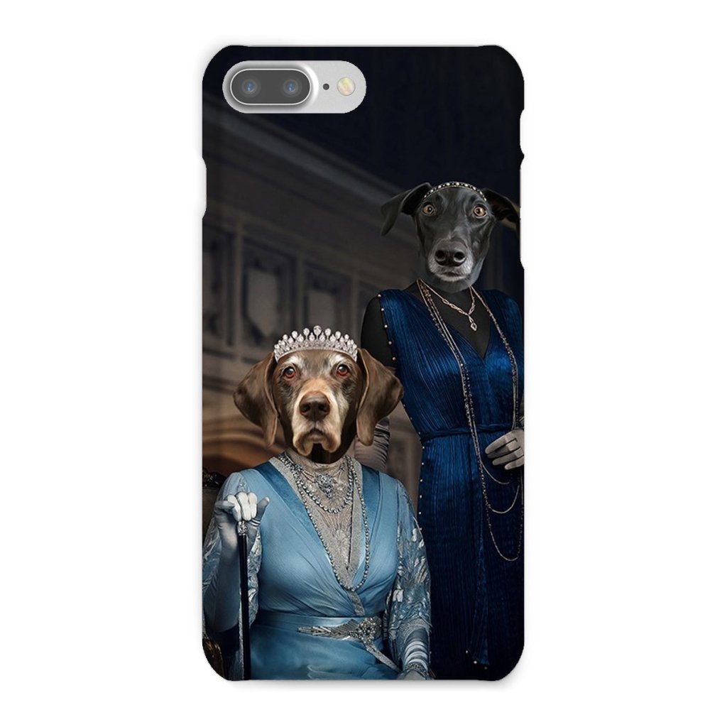 Pet Portraits | Dowager Countess & Lady Mary (Downton Abbey Inspired): Custom Pet Phone Case | Paw & Glory