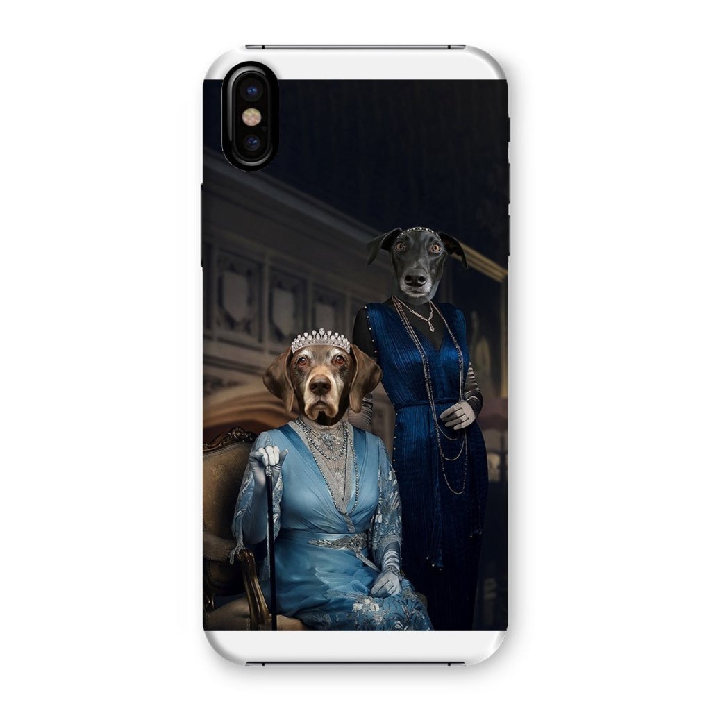 Pet Portraits | Dowager Countess & Lady Mary (Downton Abbey Inspired): Custom Pet Phone Case | Paw & Glory