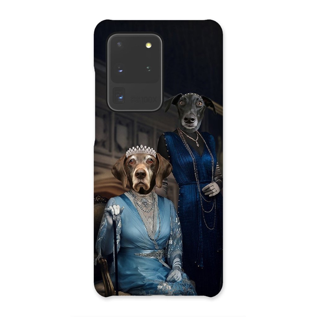Pet Portraits | Dowager Countess & Lady Mary (Downton Abbey Inspired): Custom Pet Phone Case | Paw & Glory
