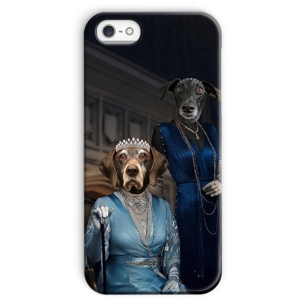 Pet Portraits | Dowager Countess & Lady Mary (Downton Abbey Inspired): Custom Pet Phone Case | Paw & Glory