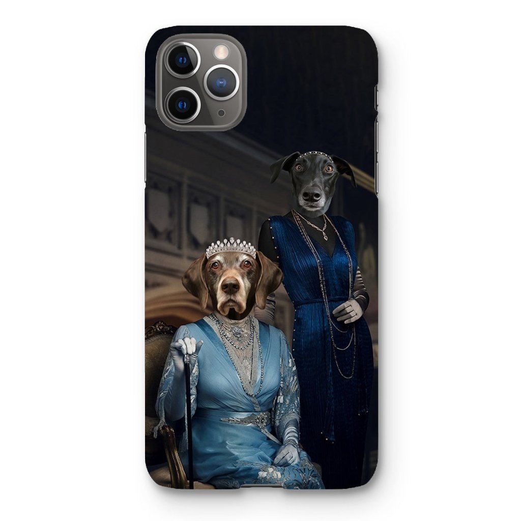 Pet Portraits | Dowager Countess & Lady Mary (Downton Abbey Inspired): Custom Pet Phone Case | Paw & Glory