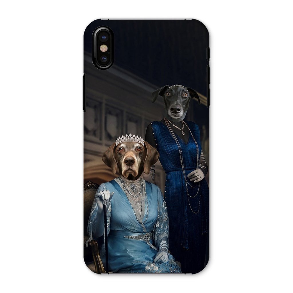 Pet Portraits | Dowager Countess & Lady Mary (Downton Abbey Inspired): Custom Pet Phone Case | Paw & Glory