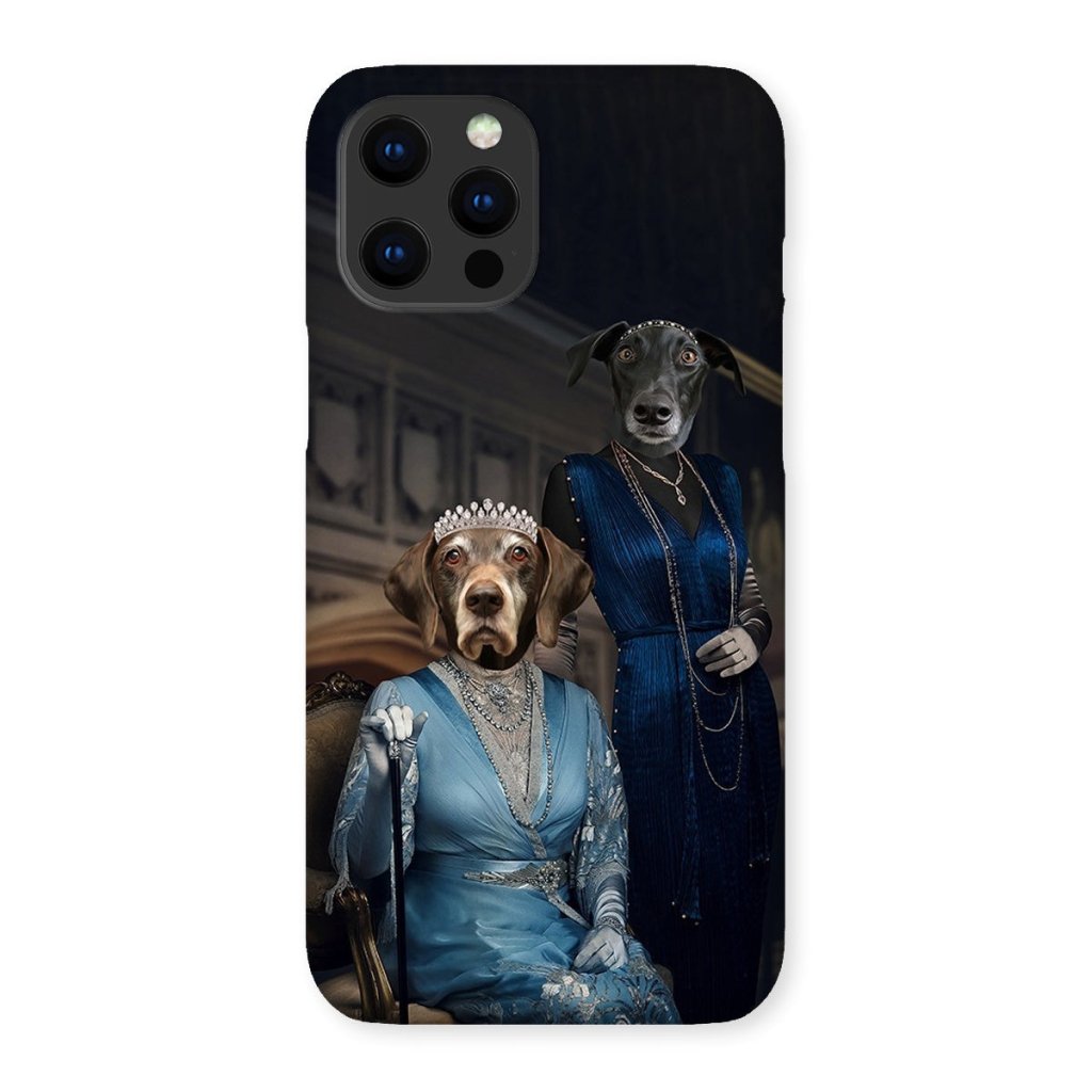 Pet Portraits | Dowager Countess & Lady Mary (Downton Abbey Inspired): Custom Pet Phone Case | Paw & Glory