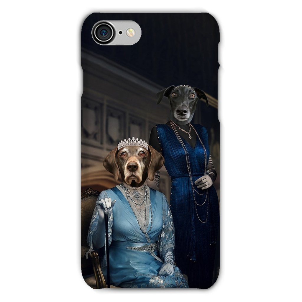 Pet Portraits | Dowager Countess & Lady Mary (Downton Abbey Inspired): Custom Pet Phone Case | Paw & Glory