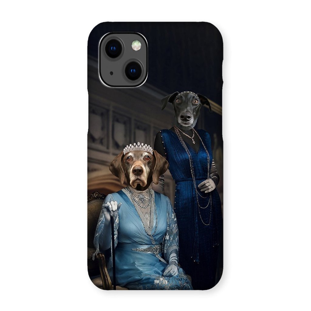 Pet Portraits | Dowager Countess & Lady Mary (Downton Abbey Inspired): Custom Pet Phone Case | Paw & Glory