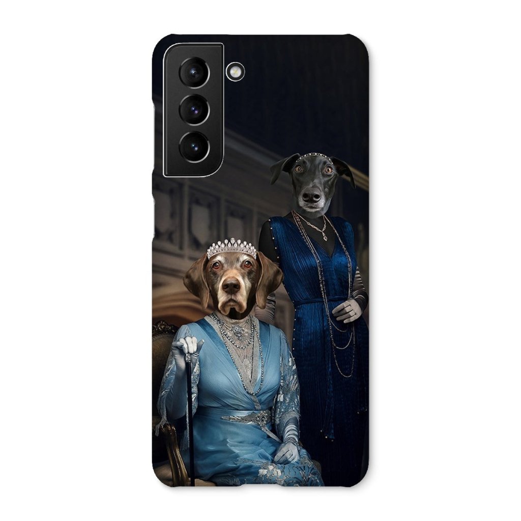 Pet Portraits | Dowager Countess & Lady Mary (Downton Abbey Inspired): Custom Pet Phone Case | Paw & Glory