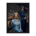 Dowager Countess & Lady Mary (Downton Abbey Inspired): Custom Pet Portrait