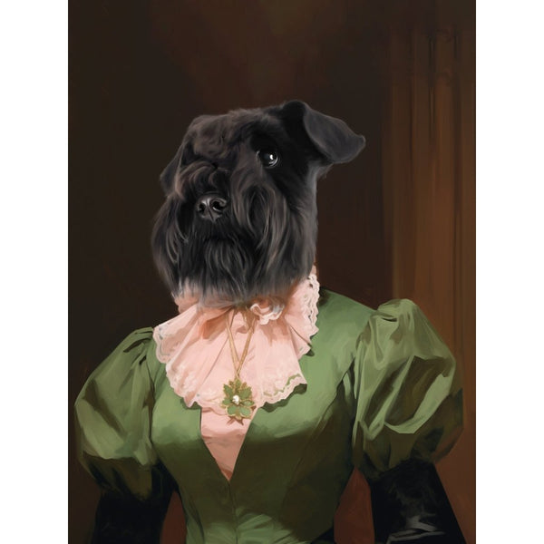 Dowager: Custom Digital Download Pet Portrait | royal pet portrait | Paw & Glory