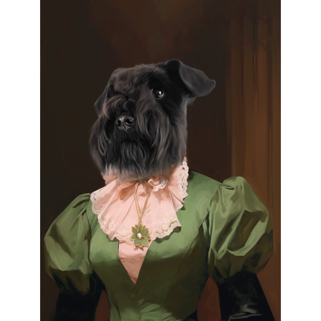 Pet Portraits | Dowager: Custom Digital Download Pet Portrait | Paw & Glory