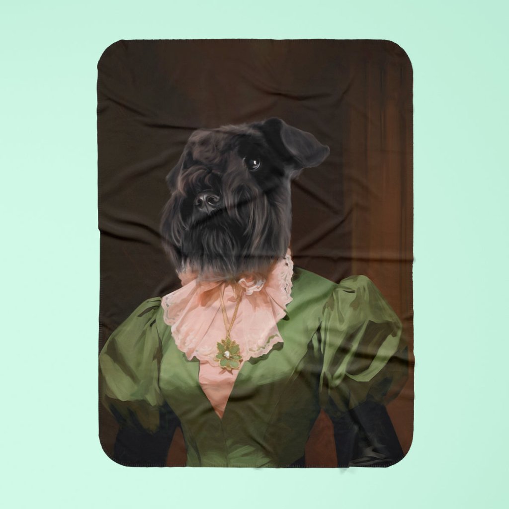 Pet Portraits | Dowager: Custom Pet Blanket | Paw & Glory
