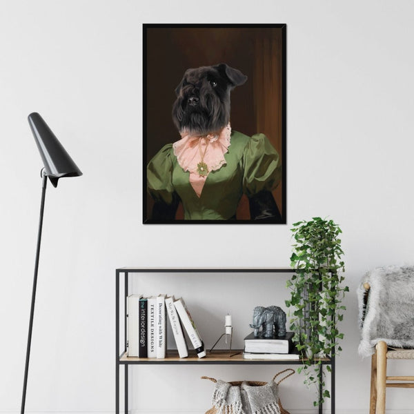 Dowager: Custom Pet Portrait | framed pet portrait | Paw & Glory