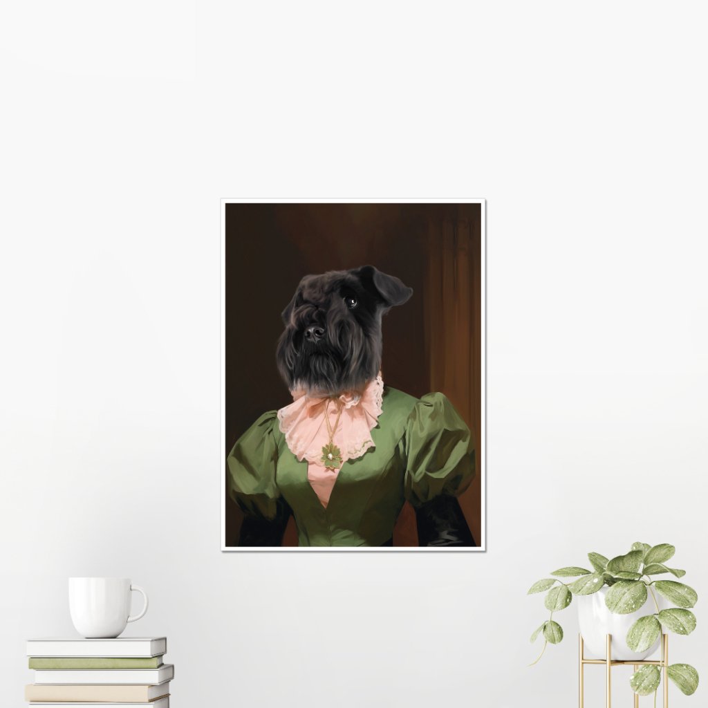 Dowager: Custom Pet Poster | custom pet portrait | Paw & Glory