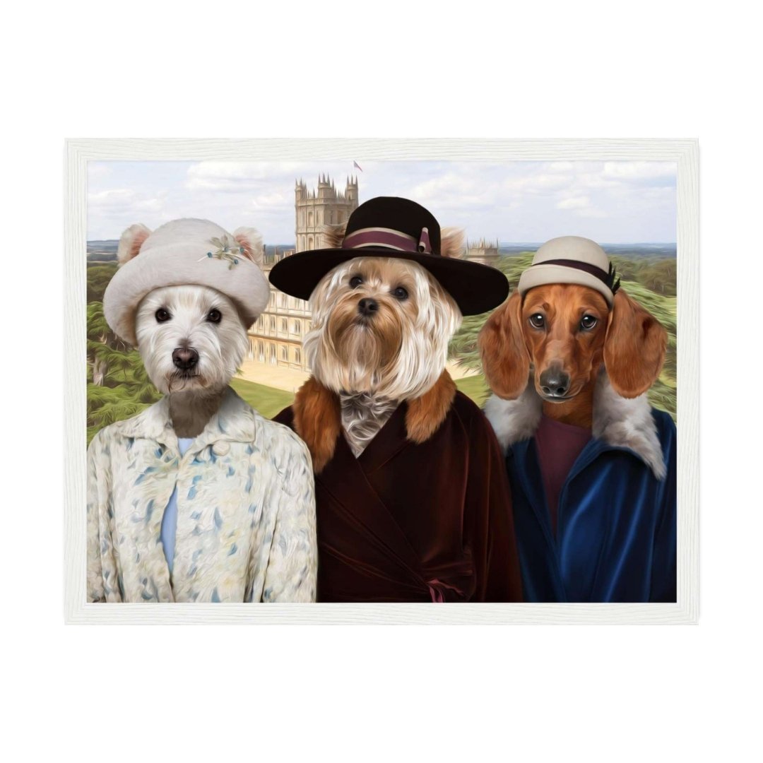 Pet Portraits | Downton Ladies: Custom Pet Portrait | Paw & Glory
