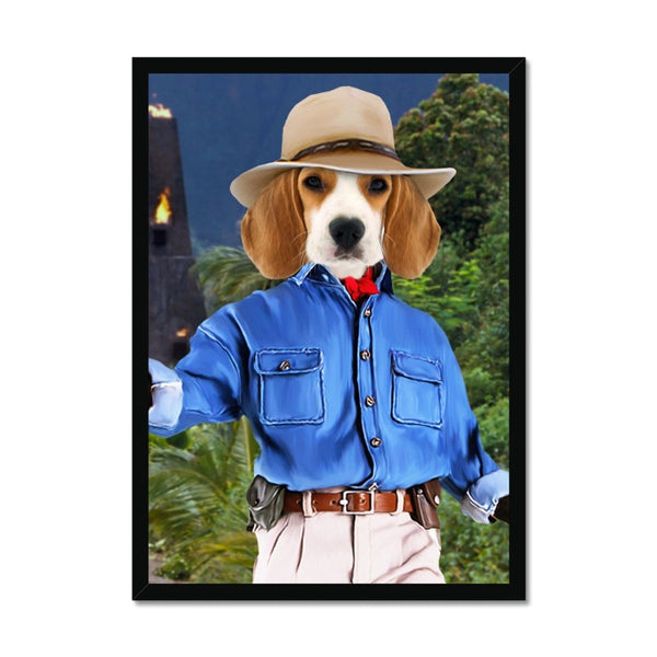 Dinosaur Professor Custom Pet Portrait | Paw & Glory