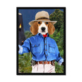 Dr Pawleontologist (Jurassic Park Inspired): Custom Pet Portrait