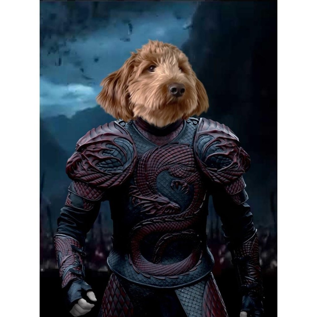 Pet Portraits | Dracula Untold: Custom Digital Download Pet Portrait | Paw & Glory