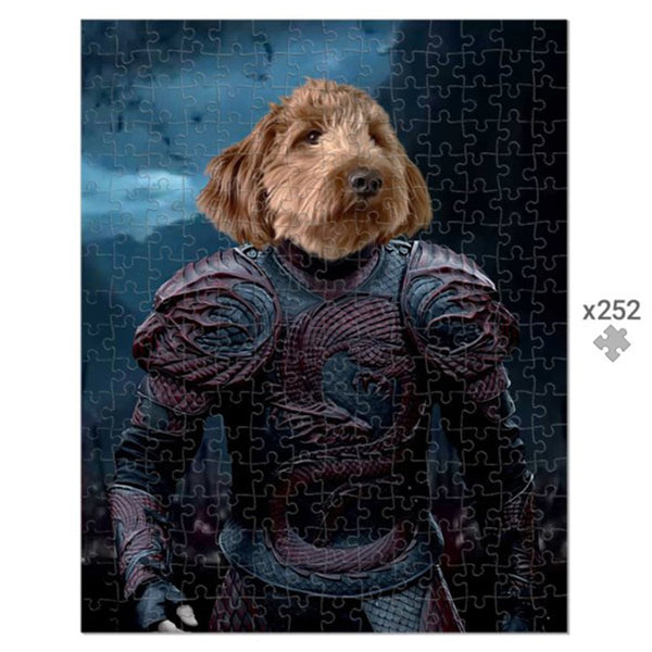 Dark Vampire Count Custom Pet Puzzle | Funny Pet Portrait | Paw & Glory