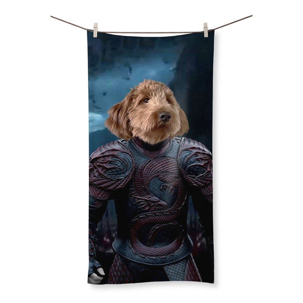 Pet Portraits | Dracula Untold: Custom Pet Towel | Paw & Glory