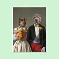 Duke and Duchess: Custom Pet Poster