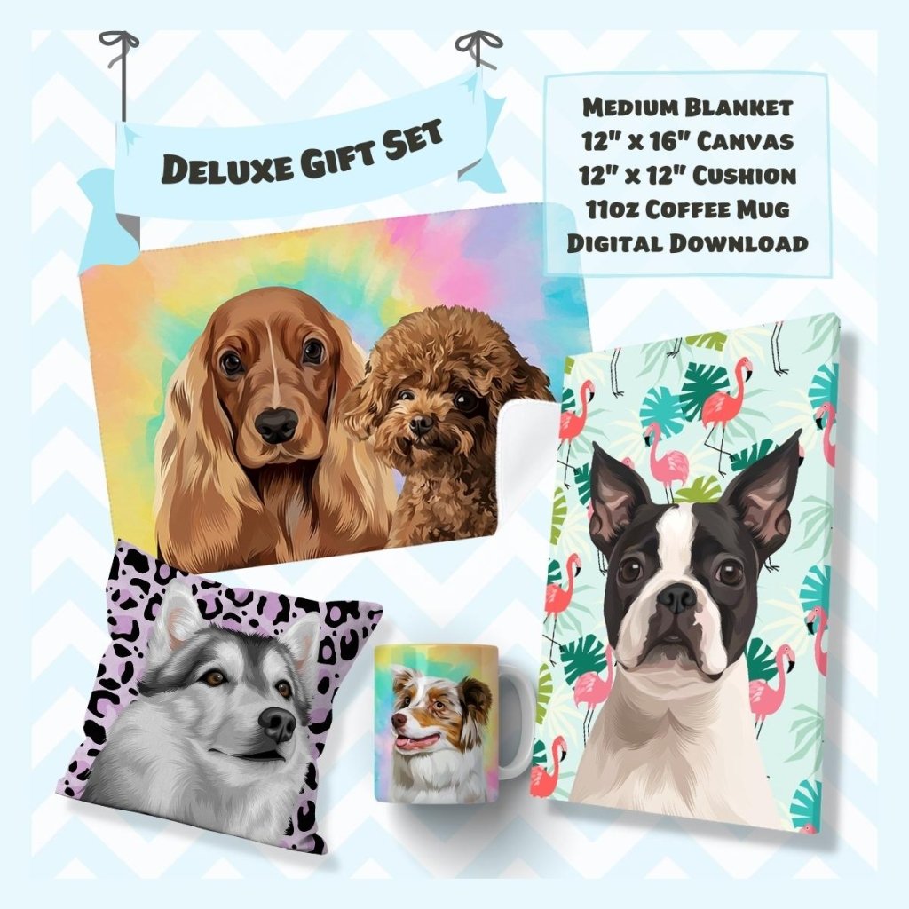 Pet Portraits | Dulux Gift Set (Art Style) | Paw & Glory
