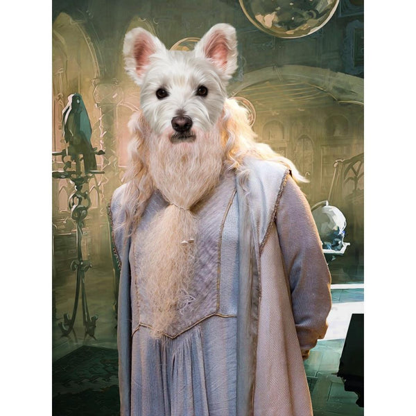 Wise Wizard Custom Digital Download Pet Portrait | Paw & Glory