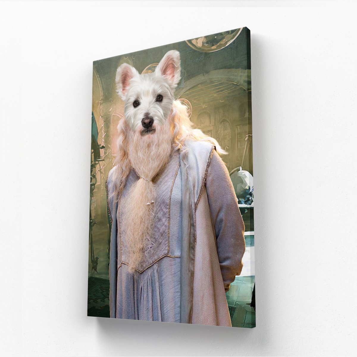 Pet Portraits | Dumbledore (Harry Potter Inspired): Custom Pet Canvas | Paw & Glory