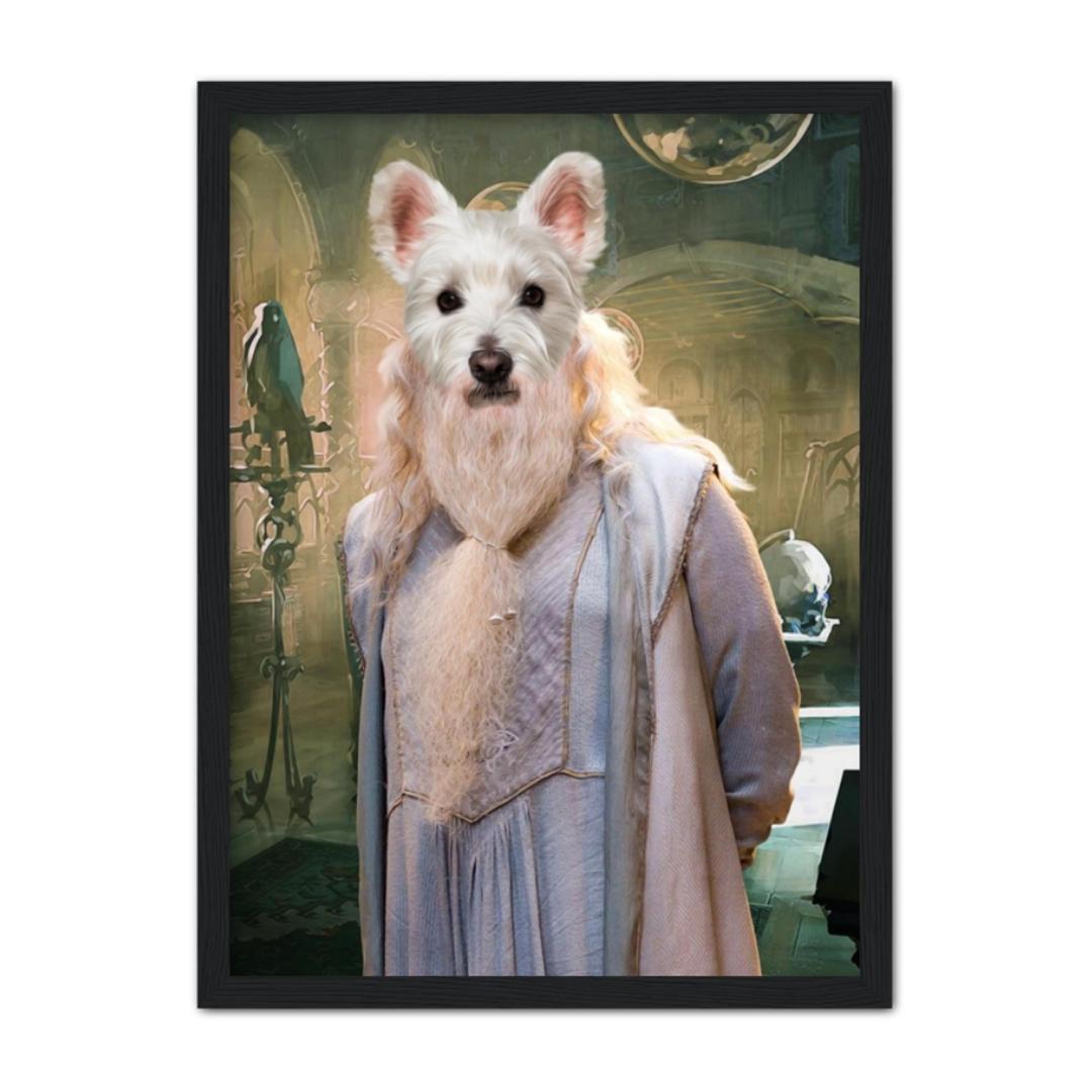 Dumbledore (Harry Potter Inspired): Custom Pet Portrait - Paw & Glory - Dog Portraits - Pet Portraits