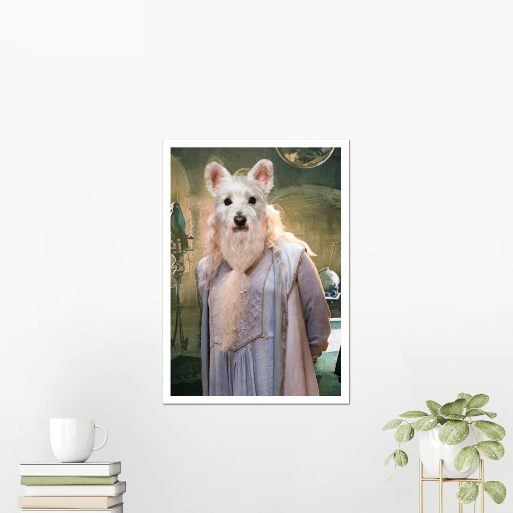 Pet Portraits | Dumbledore (Harry Potter Inspired): Custom Pet Poster | Paw & Glory