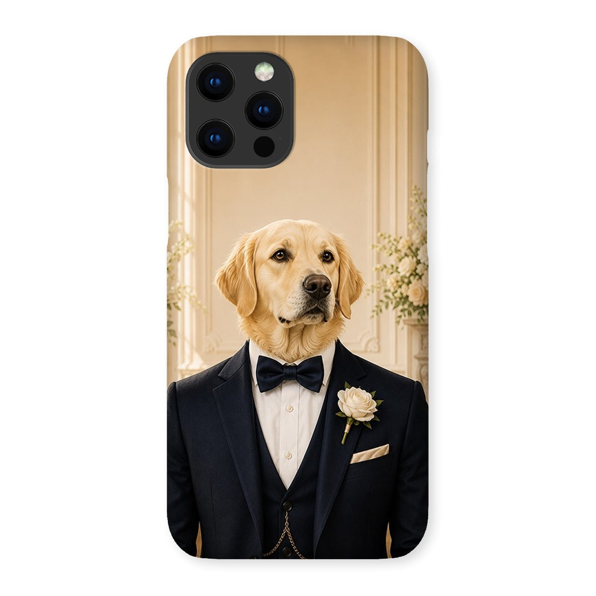 The Dapper Groom: Custom Pet Phone Case