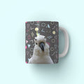 Elk Antlers: Minimalist Pet Coffee Mug