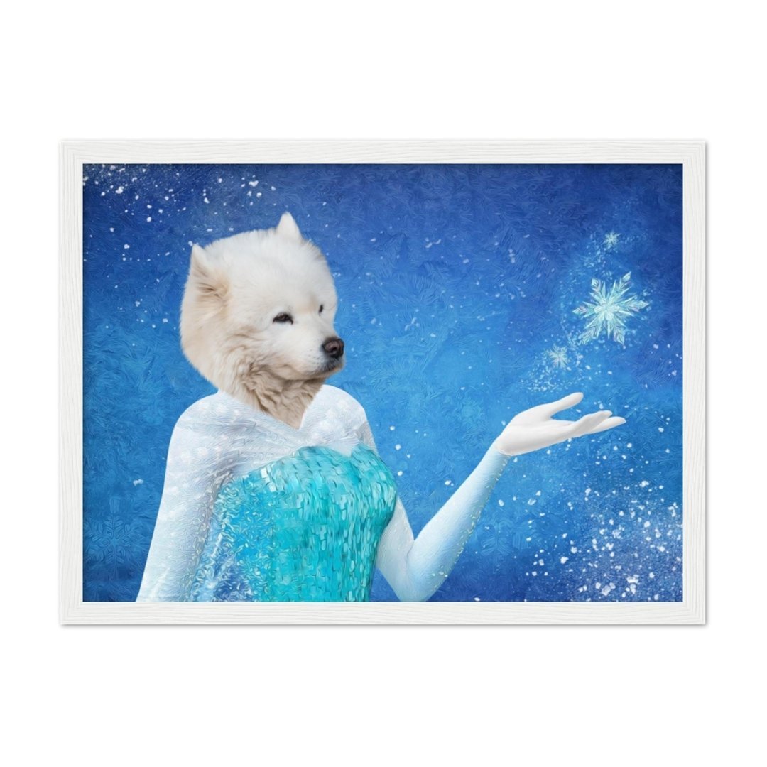 Snow Queen Custom Pet Portrait | Paw & Glory