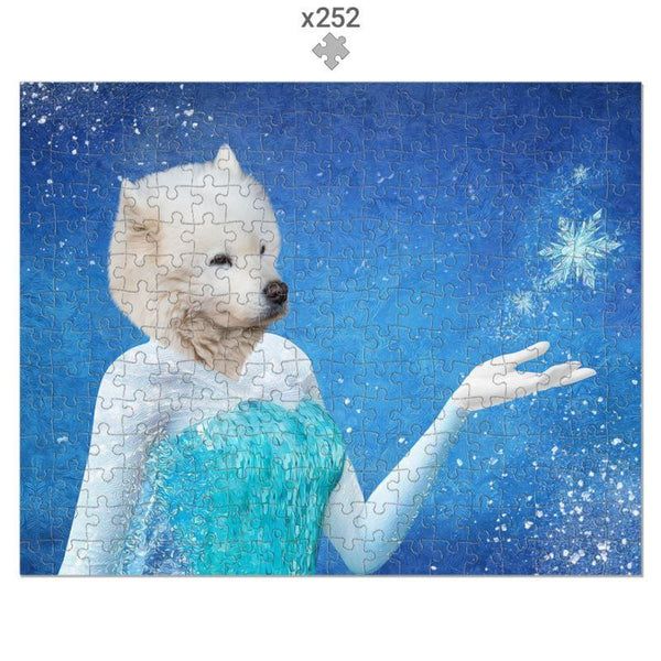 Snow Queen Custom Pet Puzzle | Pet Lover Gift | Paw & Glory