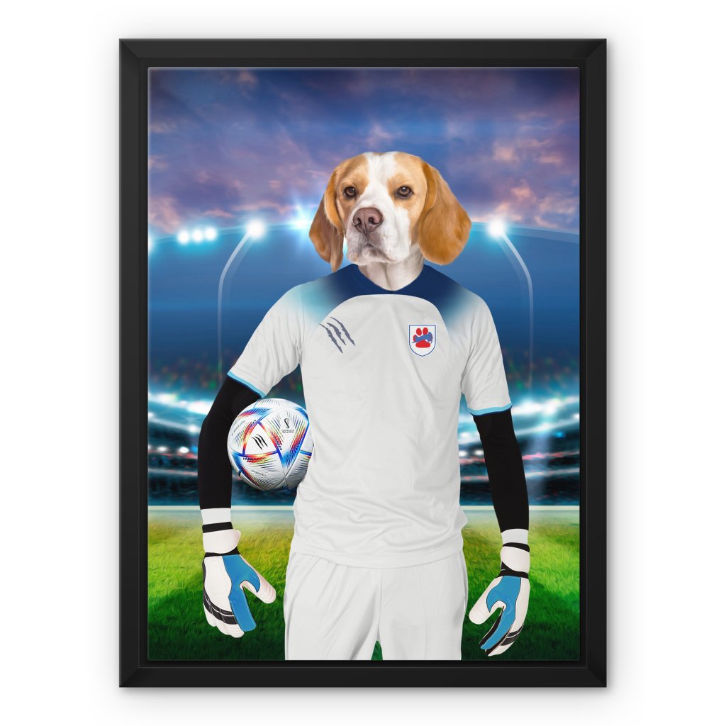 Pet Portraits | England Football Team (British Flag Edition): Custom Pet Canvas | Paw & Glory