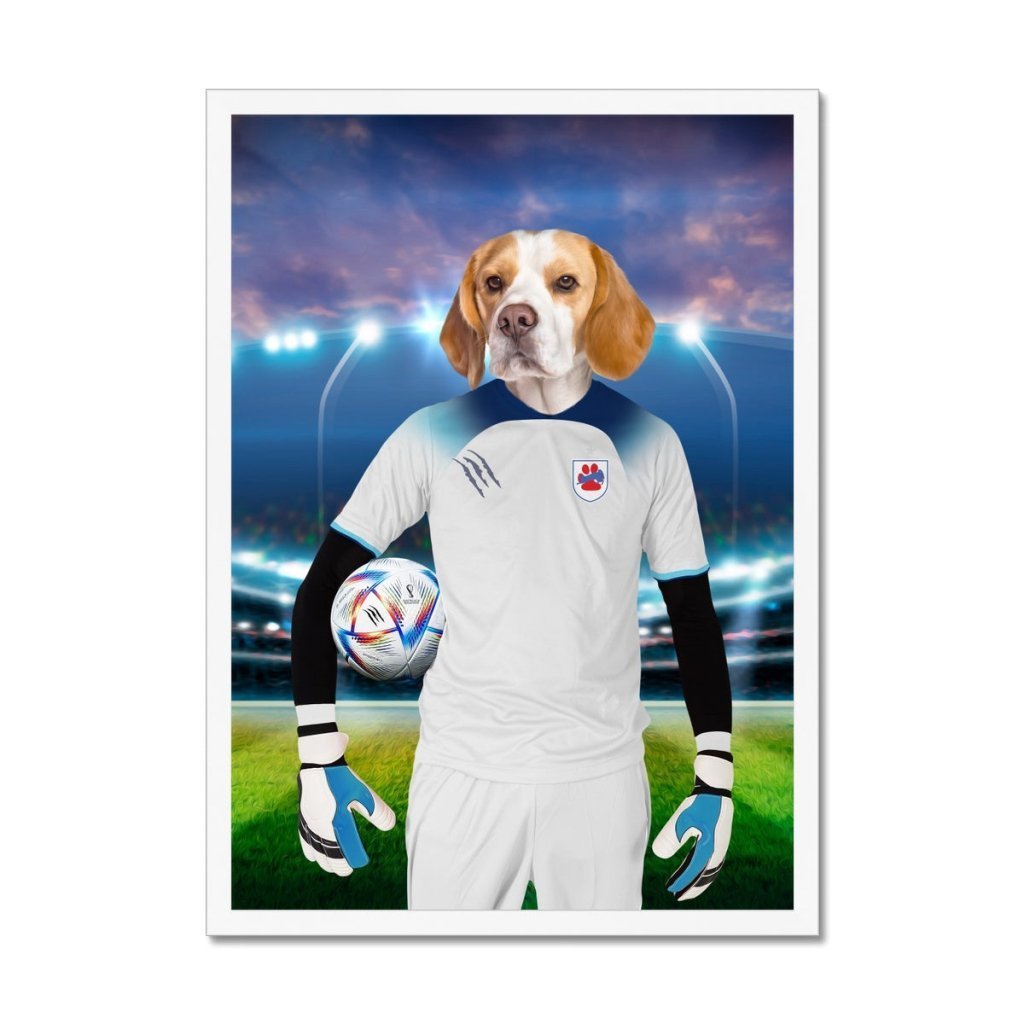 Pet Portraits | England Football Team: Custom Pet Portrait (British Flag Edition) | Paw & Glory