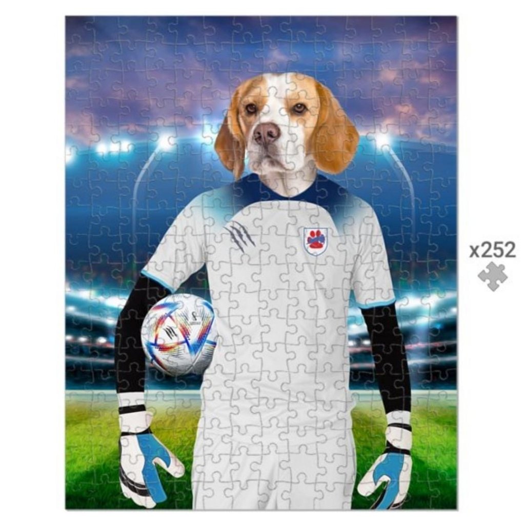 Pet Portraits | England Football Team (FIFA 2022): Custom Pet Puzzle | Paw & Glory