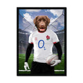 England Rugby Team: Custom Pet Portrait