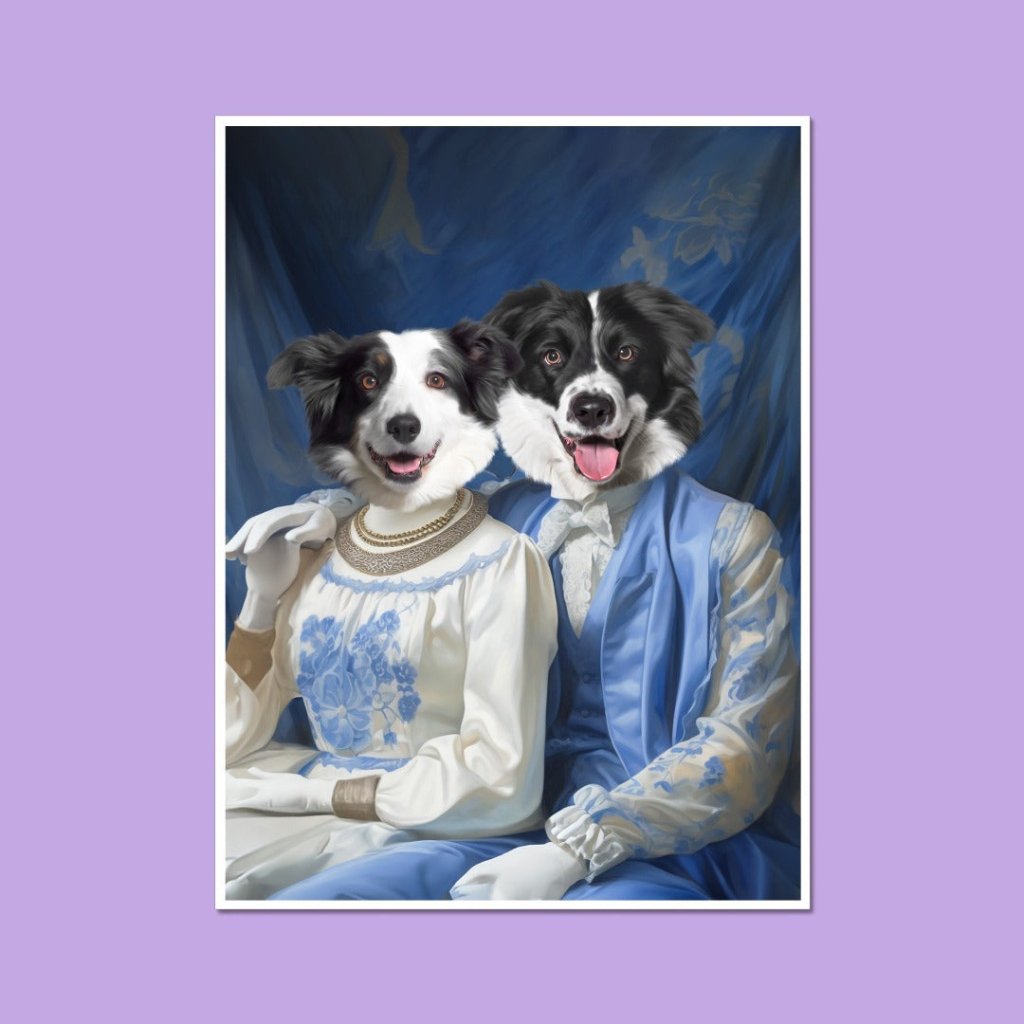 Pet Portraits | Esquire and Dame: Custom Pet Poster | Paw & Glory