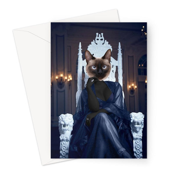 Glamour Model Custom Pet Greeting Card | Pet Lover Gift | Paw & Glory