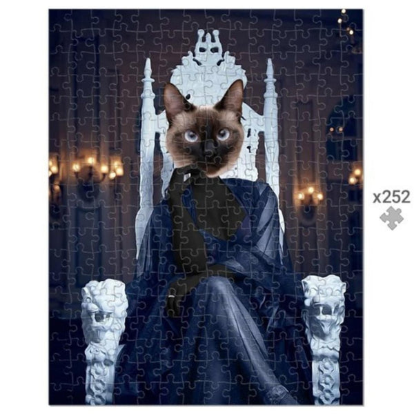 Glamour Model Custom Pet Puzzle | Funny Pet Portrait | Paw & Glory