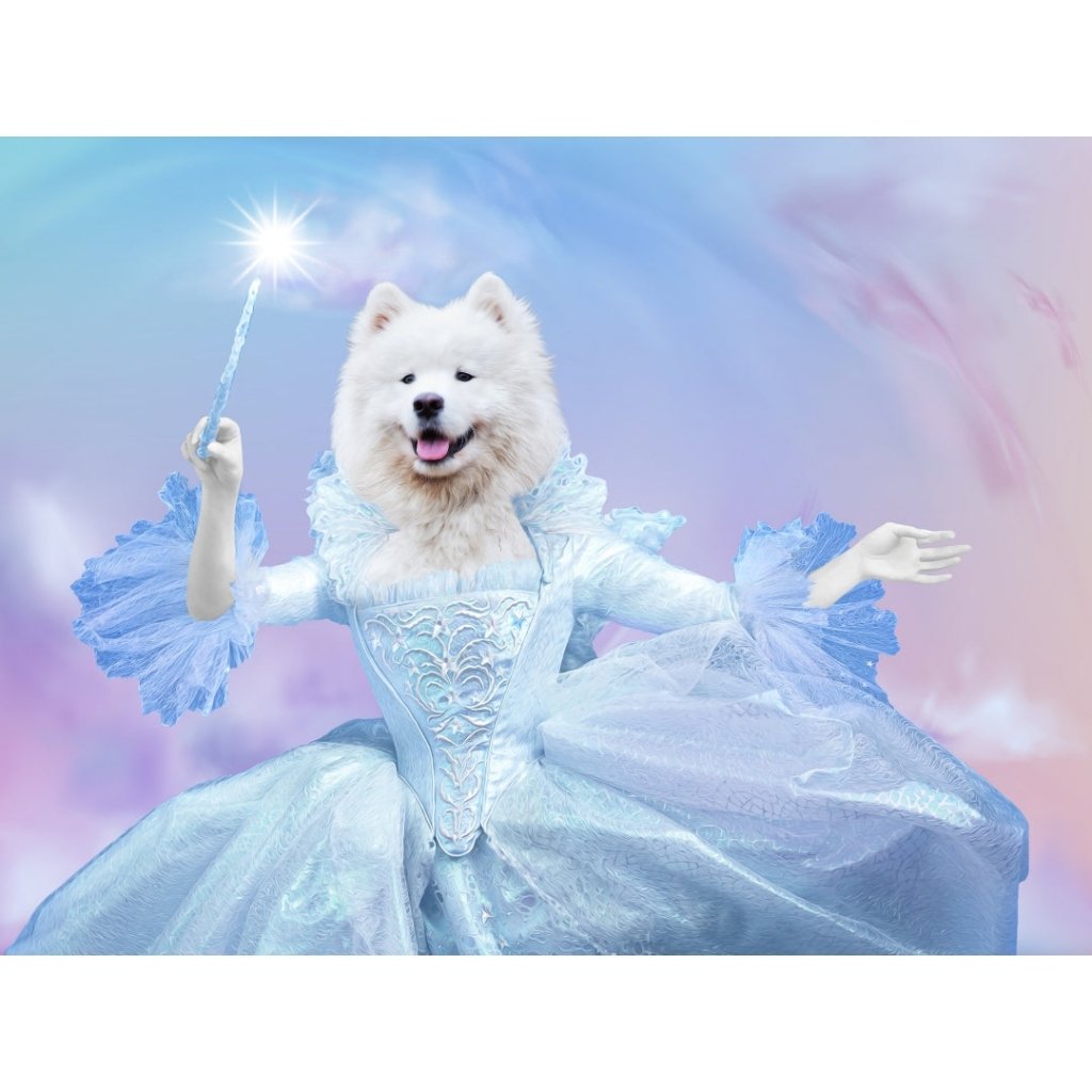 Pet Portraits | Fairy God Mother: Custom Digital Download Pet Portrait | Paw & Glory