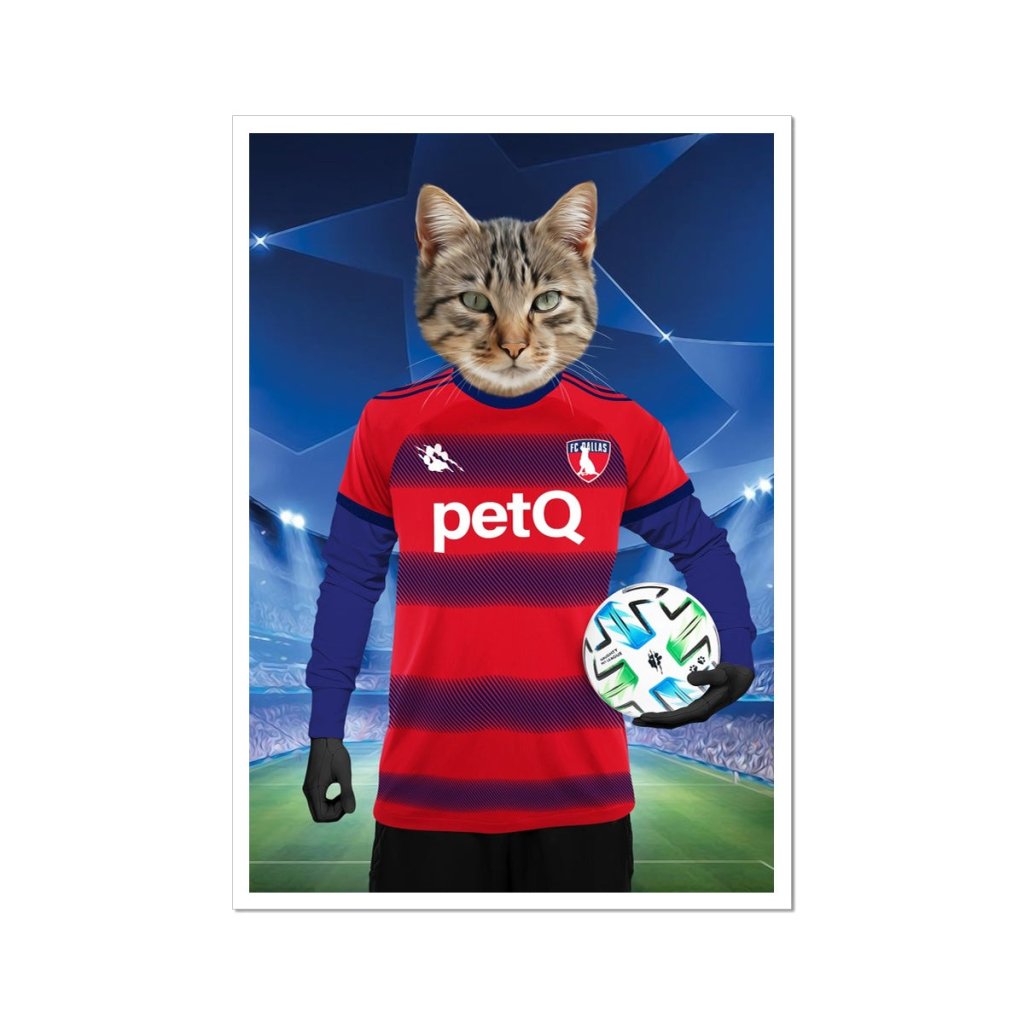 Pet Portraits | FC Pawllas: Custom Pet Poster | Paw & Glory